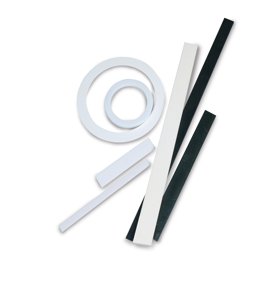 Raw PZT ceramic elements before assembly into motor stators