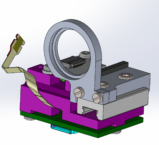 Endoscope actuator assembly using piezoelectric drive