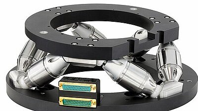 PI P-911K non-magnetic hexapod for operation in strong magnetic fields