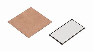 Piezoceramic plates and blocks used as components in ultrasonic motor assemblies