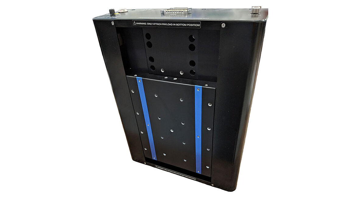 Precision Z-stage with 50mm air bearing and pneumatic counterweight for vertical loads