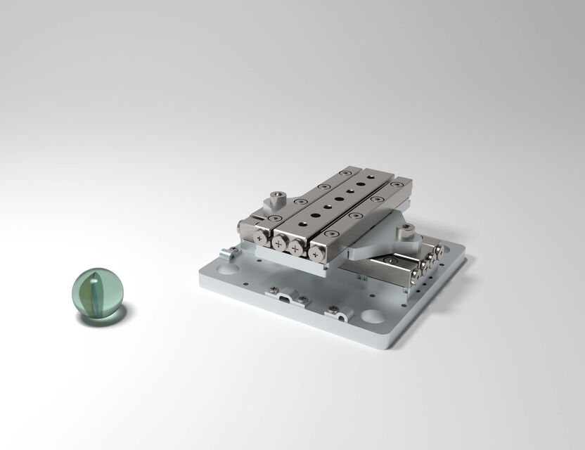 SmarAct XY-SLC-2460 コンパクト積層型XY位置決めステージ（スケール用大理石付き）