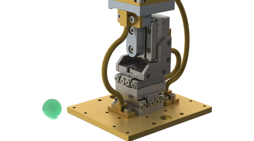 SmarAct XYZ cryogenic positioner assembly for millikelvin operation