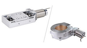 PI vacuum-rated linear and rotary motorized stages for process chamber use