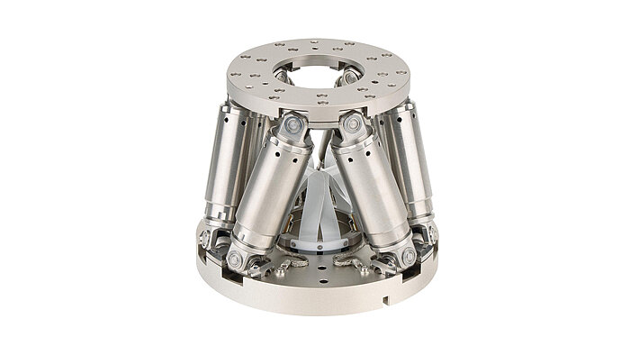PI H-811 6-DOF vacuum mini hexapod for in-chamber positioning